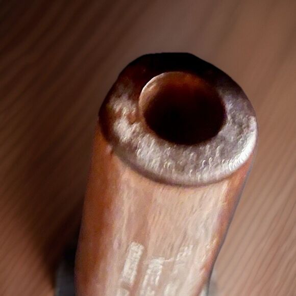 P S Olt Squirrel Call Model B-10 Pekin Illinois Vintage Wood Rubber Hunting - Picture 4 of 5